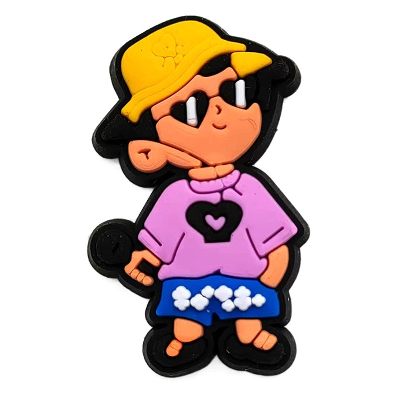 Bad bunny rabbit bad bunny hole shoes flower shoe buckle singer croc decorative buckle