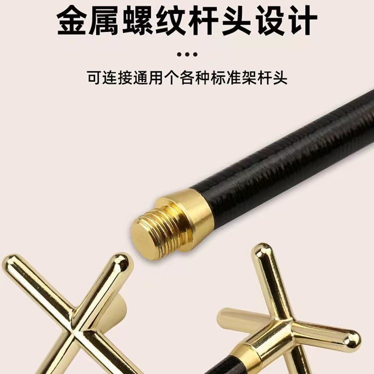 Picture of Billiard rod holder auxiliary cross rod triangle copper high fork low fork wholesale billiard supplies billiard rod holder