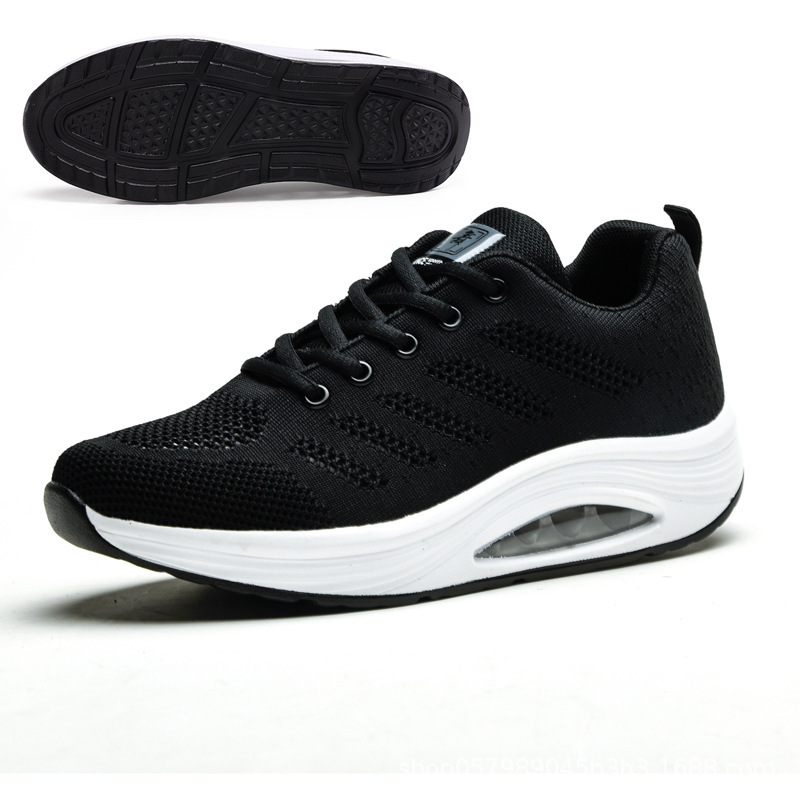 Picture of Summer Hollow dance shoes square dance women's shoes travel shoes soft bottom ghost dance flying woven shoes walking sports dancing shoes