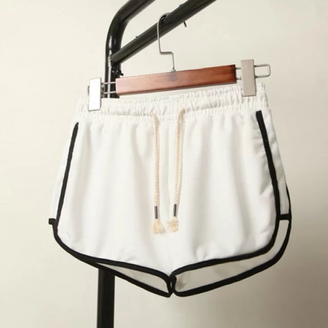 Picture of Sports shorts women's summer outer wear mid waist casual loose quick-drying shorts slimming wide leg three pants yoga shorts