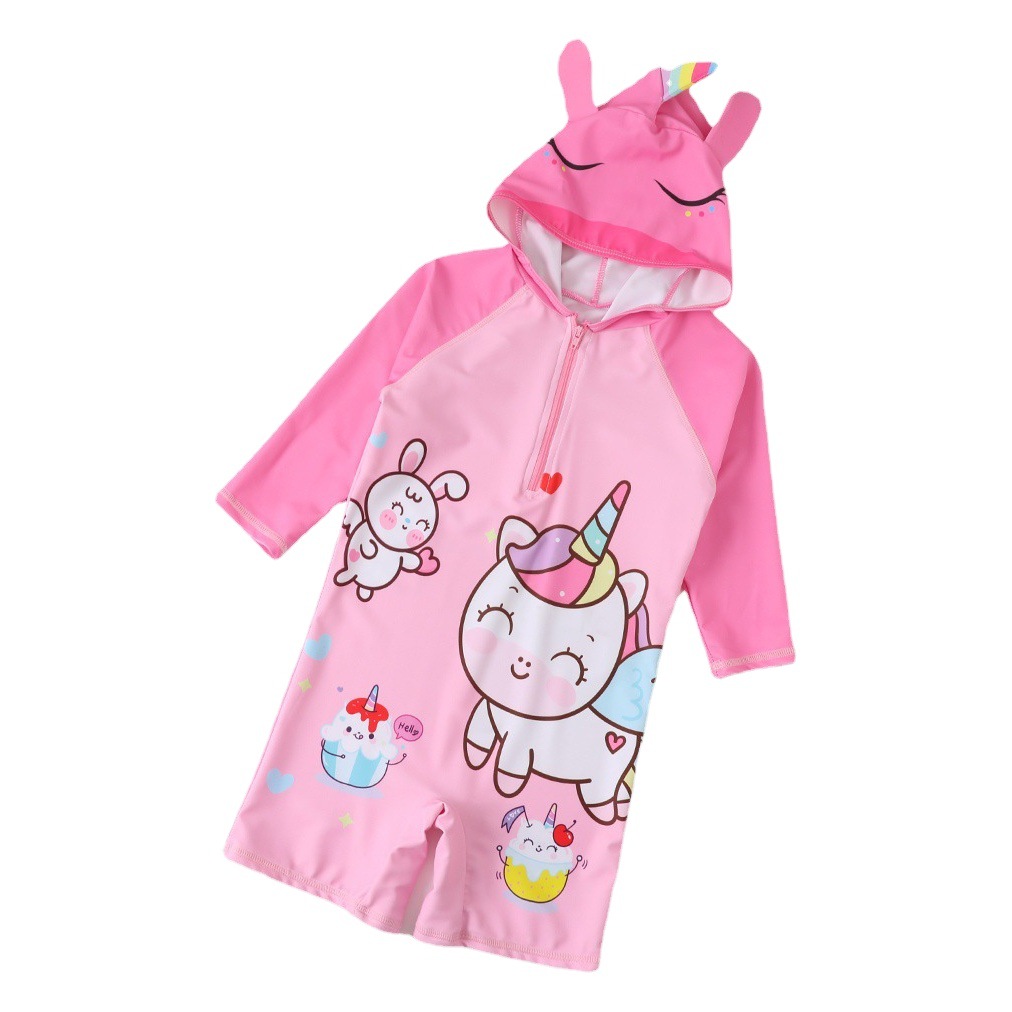 Children's Swimwear Boys' and Girls' Swimwear Toddler Cartoon Shark Swimwear Swimwear suit