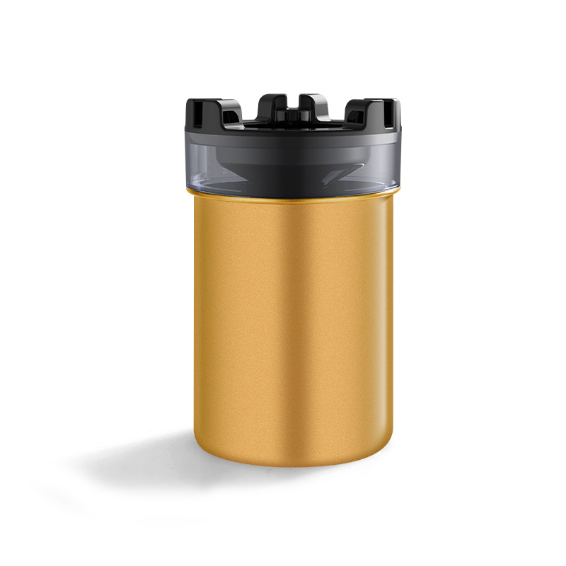 Picture of Ashtray with Water Tank Anti-fly Ash Anti-smoke Flavor Creative Household Car Funnel with Cover Personalized Stainless Steel Ashtray