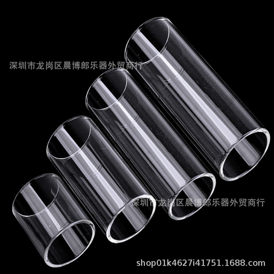 Guitar Accessories Guitar Glass Slide Finger Set Glass Long Ring Guitar Finger Set Musical Instrument Accessories