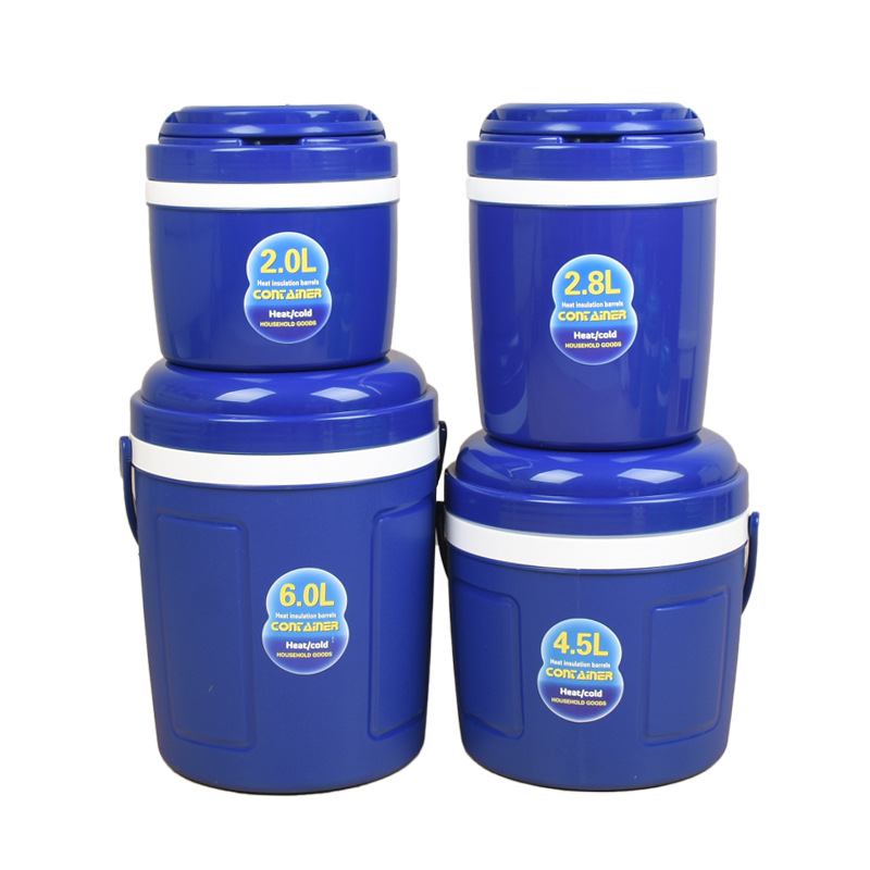 Picture of 2L4.5L6L Plastic Sealed Ice Bucket Incubator Cold Portable Car Refrigerator with Lid Fresh-keeping Box Incubation Bucket