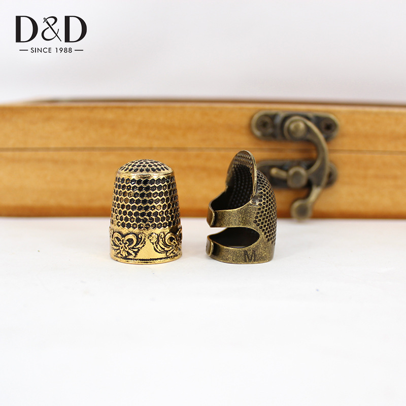 Picture of Cross-Border Hot-Selling Retro Wooden Tool Set Pure Copper Exquisite Craftsmanship Thread Cutter DIY Sewing Needle and Thread Storage Box