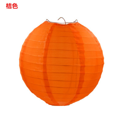 Picture of Color Cloth Outdoor Cloth Lantern Waterproof Round Lantern Silk Cloth Folding Cloth Lantern Wedding Festival Mid-Autumn Decoration
