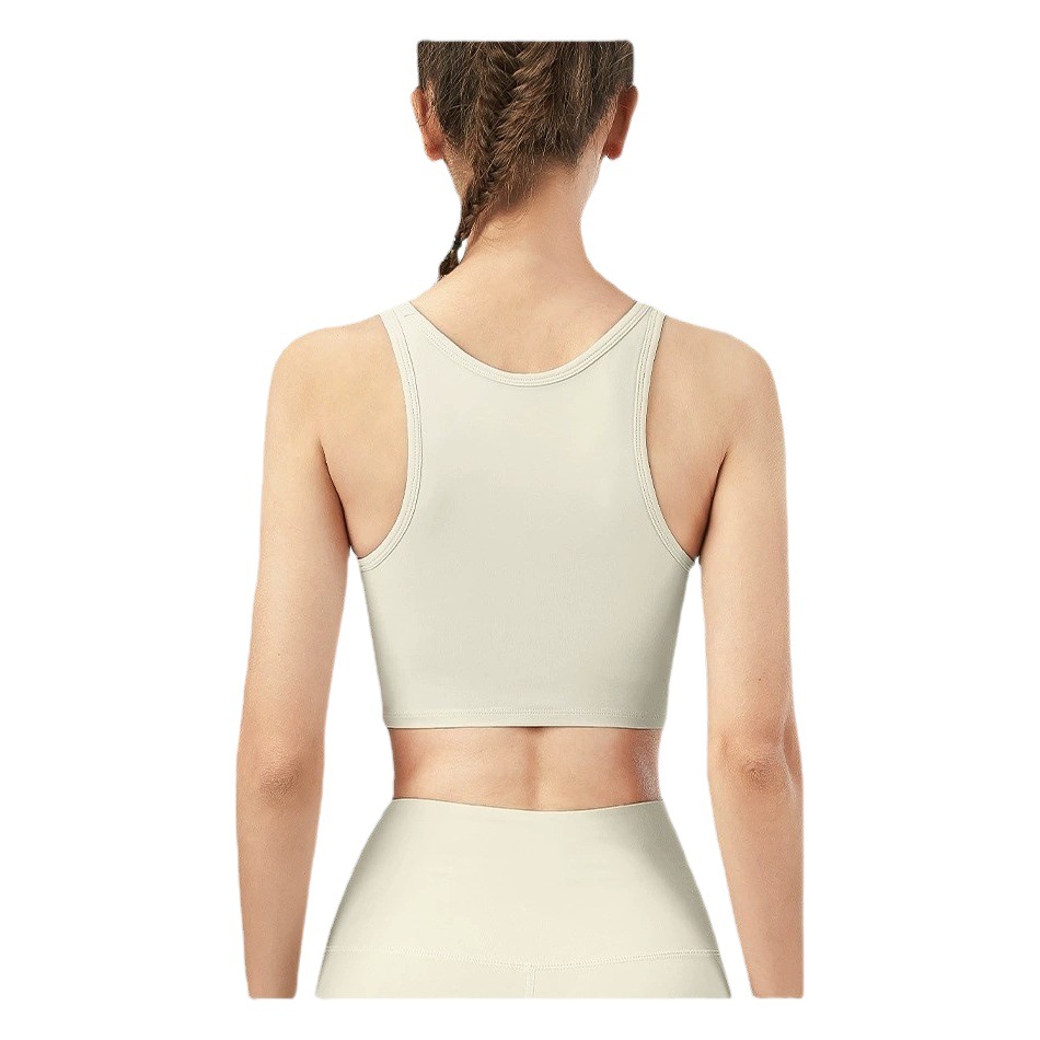 One-Piece High-Intensity Sports Bra, Professional Running Shock-Proof Breast-Retracting Fitness Bra, Anti-Sagging Yoga Vest