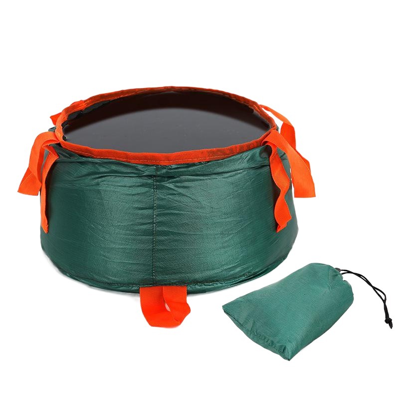 AYXSEE outdoor folding portable water basin travel camping Hotel Hotel wash face wash feet wash basin delivery storage bag