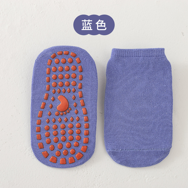 Picture of Children's Short-Tube Non-Slip Socks, Playground Yoga Socks, Summer Adult Sports Sweat-Absorbent Trampoline Disposable Socks Wholesale