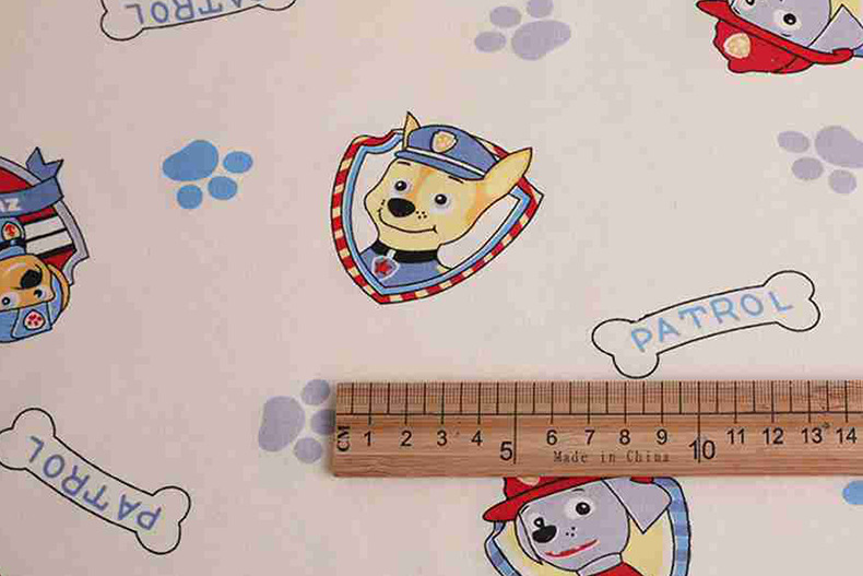 Picture of Combed Cotton Printed Cloth Cotton Wool Printed Knitted Double-sided Cloth Autumn and Winter Climbing Clothes Pajamas Baby Fabric