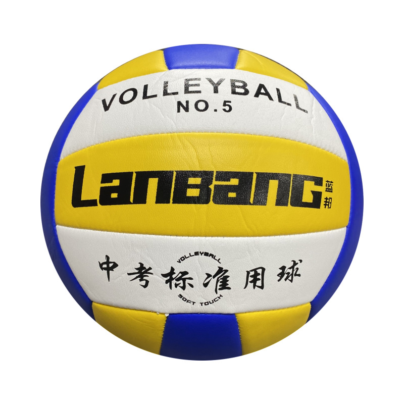 Picture of Blue Bang 302 Volleyball No.5 Yellow White Blue Inflatable Soft Volleyball Senior High School Entrance Examination Student Competition Training Primary School Students Volleyball with Ball