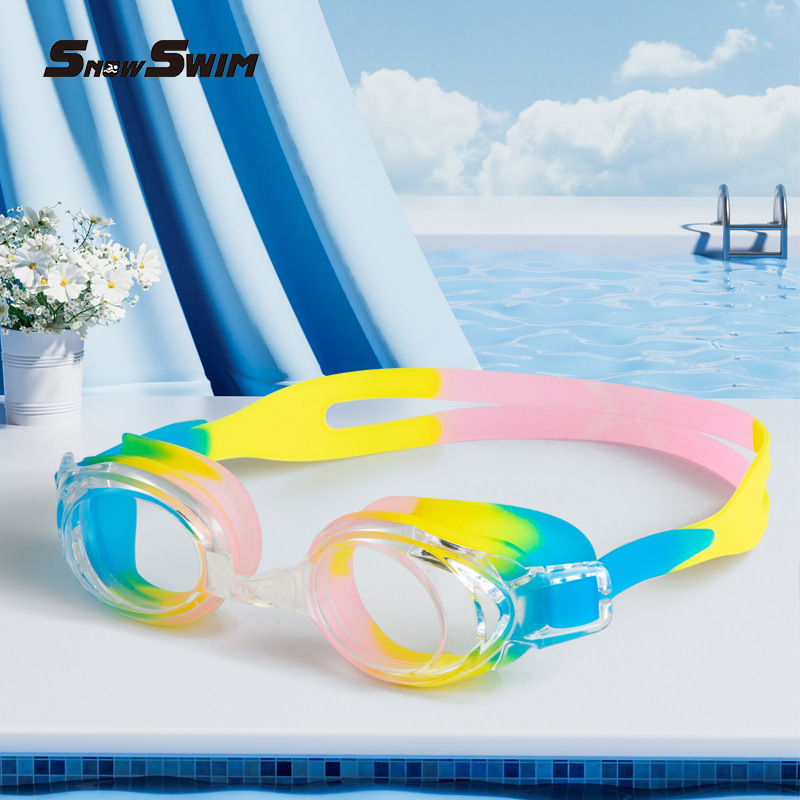 Picture of Adult HD anti-fog cross-border swimming goggles adult men and women swimming goggles swimming equipment factory wholesale