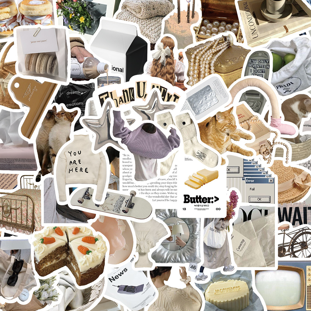 Picture of 63 INS Harajuku lazy style graffiti stickers decorative guitar notes luggage DIY waterproof cross-border wholesale