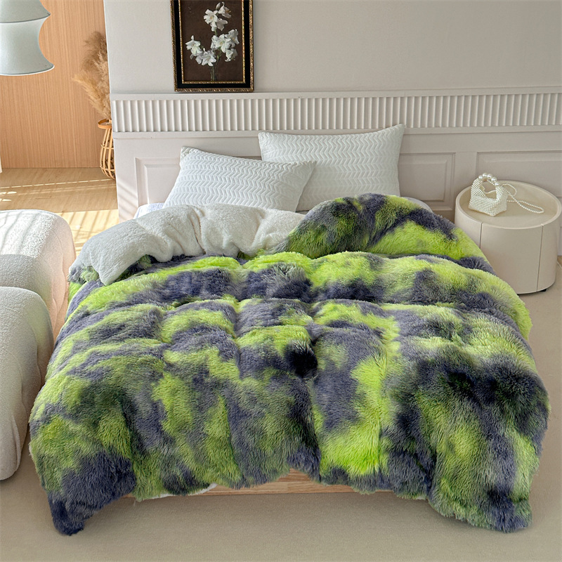 Picture of Cross-border blanket quilt Ziyun mink velvet quilt core winter quilt lambswool spring and autumn quilt thickened warm dormitory too Air conditioning quilt