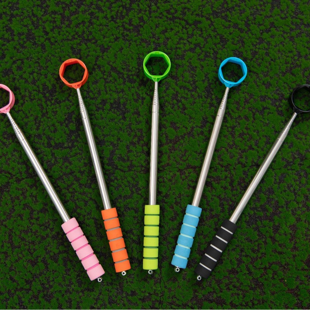 Picture of Golf Stainless Steel Ball Retriever Antenna, Extendable Golf Club Retriever, Golf Supplies