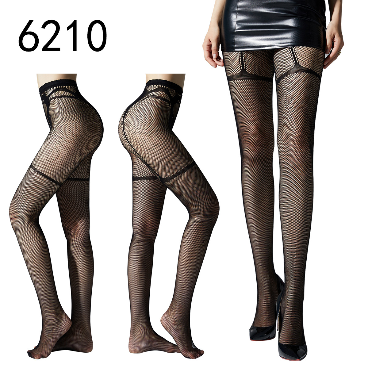 Picture of Internet Celebrating Halloween Nets Skull Spider Web Hollow Fishnet Stockings Pure White Silk Stockings Sexy Black Silk