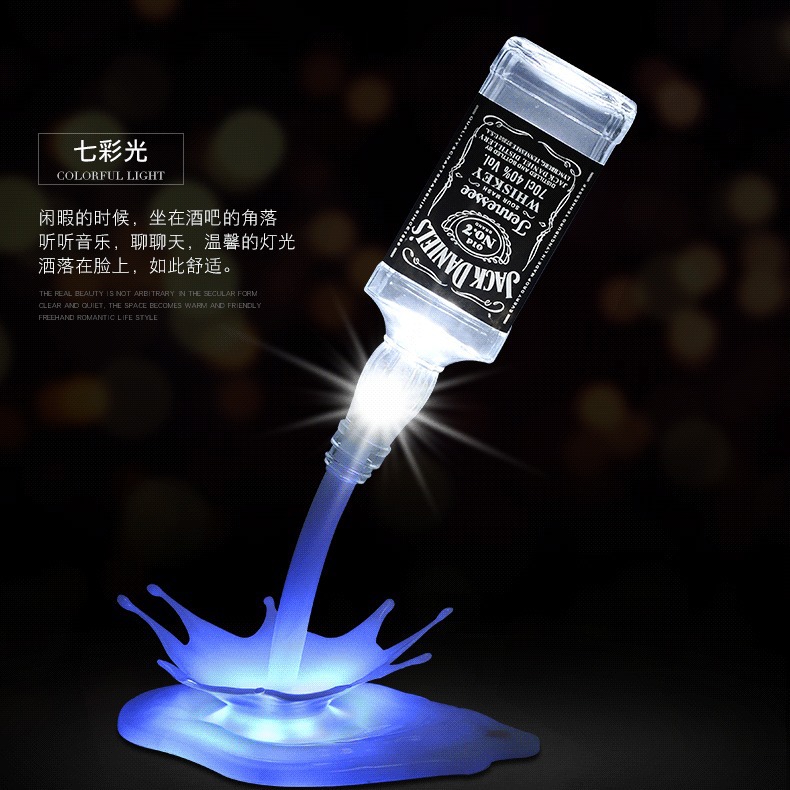 Amazon New pour wine lamp bar touch table lamp wardrobe cabinet wine cabinet USB rechargeable gift night light