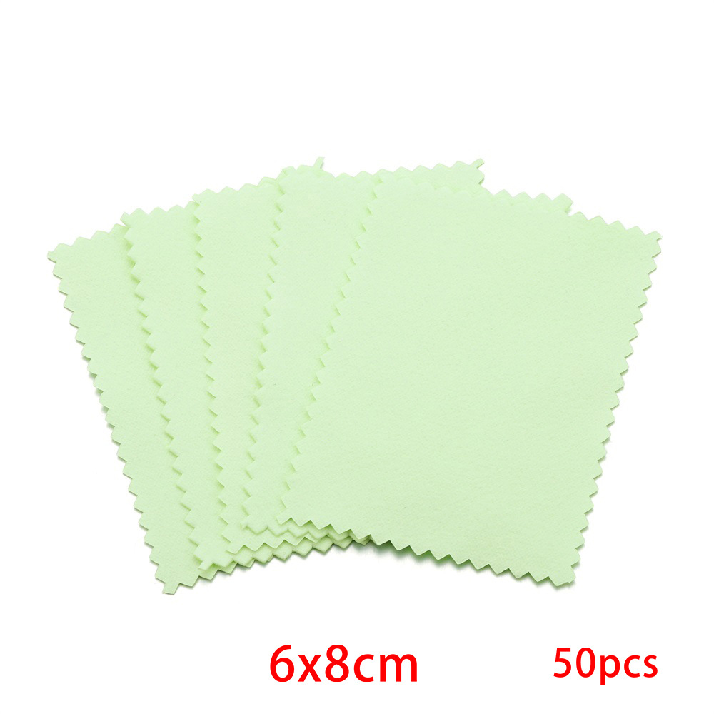 Picture of Jewelry Maintenance Square Marble Pattern Silver Wipe Double-sided Mirror Wipe Cloth Silver Gauze Suede Bright Silver Cloth