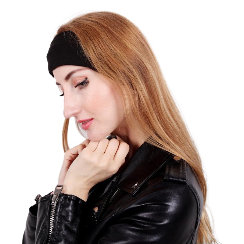 Basic Solid Color Varied Headscarf Neck Set Dual-Use Amazon EBAY Scarf Yoga Hair Band Sweat Absorbing Band
