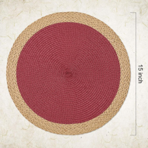 Picture of PP insulation table mat hotel western restaurant European simple natural outdoor festival activities can be wholesale mixed batch