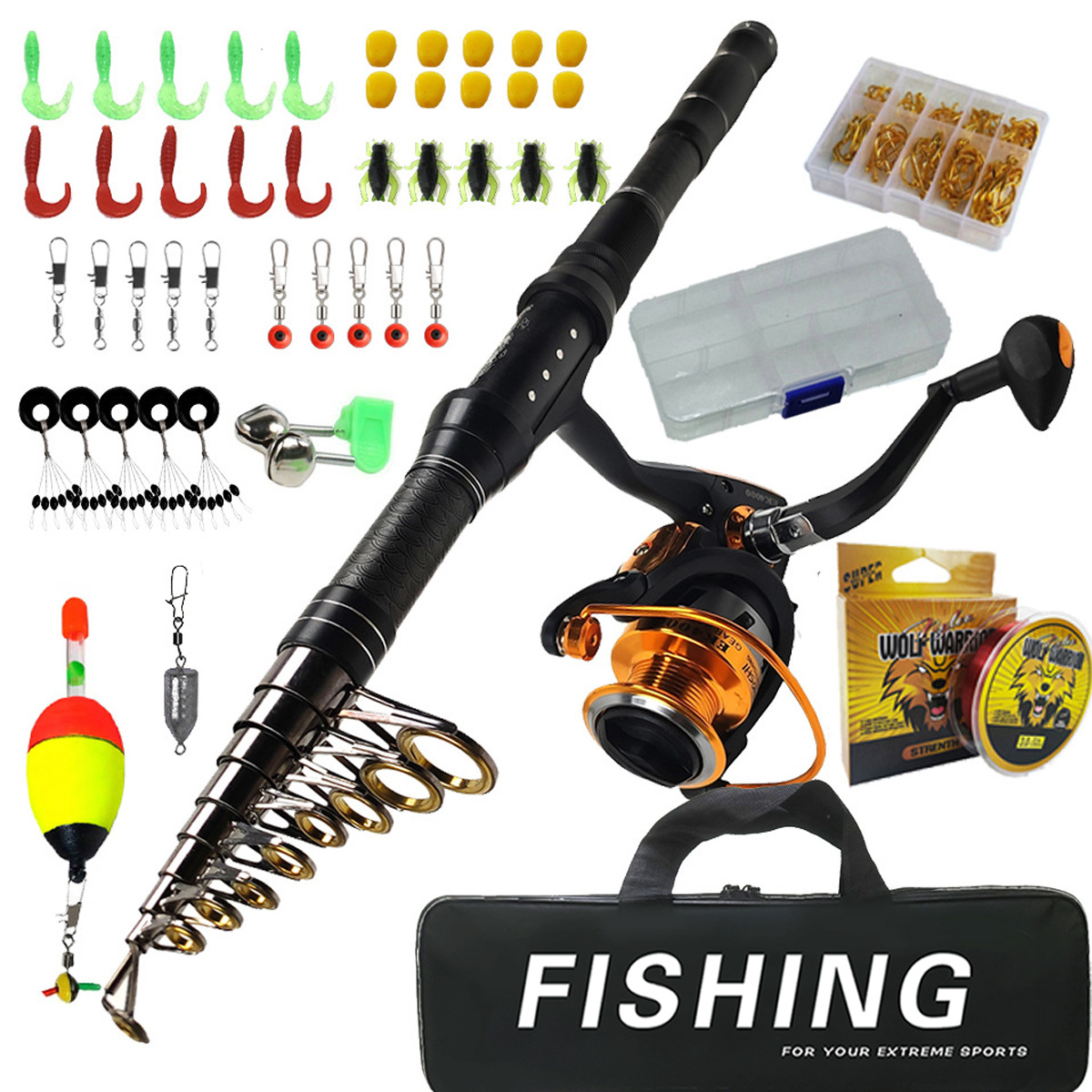 ZURYP New Fishing Gear suit Sea Rod Combination Ultra Short Sea Rod Road Asian Rod Boat Rod Amazon Cross-border Explosions