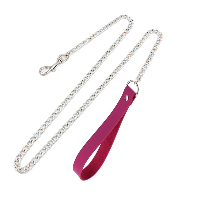 Picture of European and American Exaggerated Adult Sex Products Rivet Collar Flirting Necklace Neck Neck Set Dog Slave Special Traction Rope Set