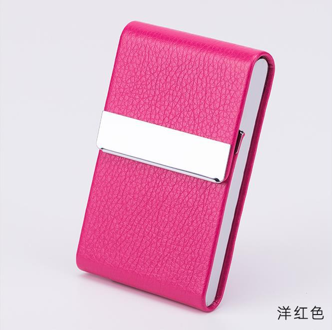 Picture of Amazon Amazon hot PU business card bag business card case Card Case full leather business card case magnetic card holder