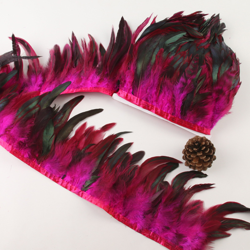 Picture of Factory wholesale diy feather hair green purple swimming cloth feather jewelry crafts decoration accessories clothing accessories