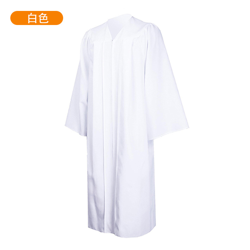 Picture of 2025 New Woven American Graduation Adult Academic Clothing Single Robe Master's Clothing Doctor's Clothing Wholesale