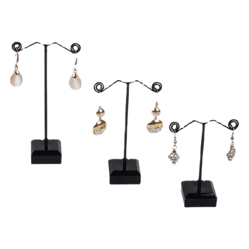 Jewelry Shelf Stall High-end Store Display Jewelry Storage Props Earrings Three-piece Earrings Display Rack