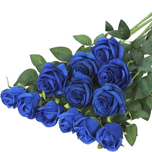 Picture of Simulated Rose Single Stem Silk Cloth Artificial Flower Wedding Home Auditorium Decoration Bouquet Wholesale Wedding Arrangement