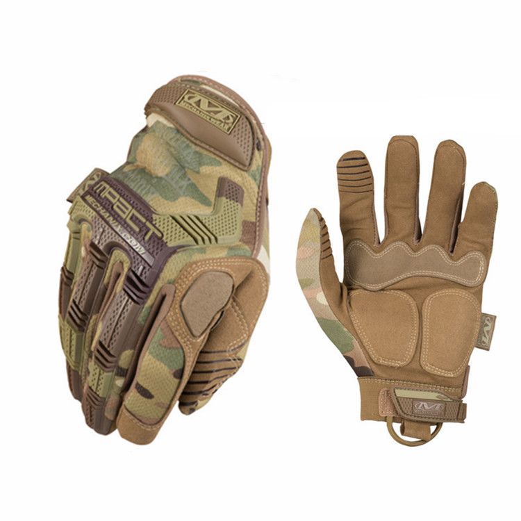 Seal Gloves Outdoor Tactical Gloves Wear-Resistant Long Finger Cp Camouflage Mountaineering Protective Fitness Non-Slip Cycling Gloves