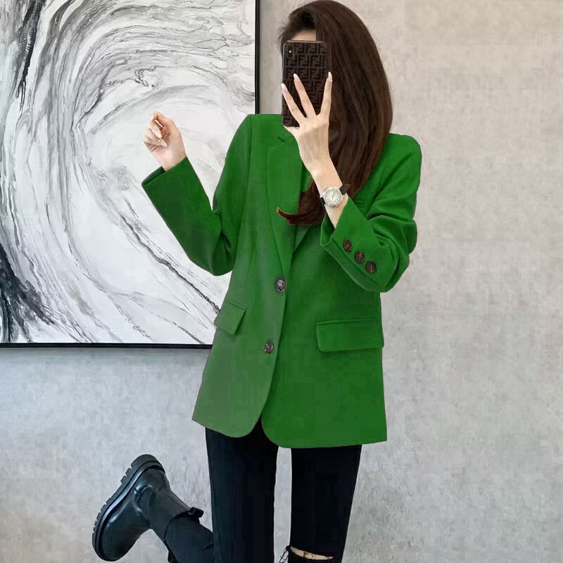 Picture of 2024 new wholesale commuter spring and autumn Joker suit jacket female Korean trend European little one generation hair