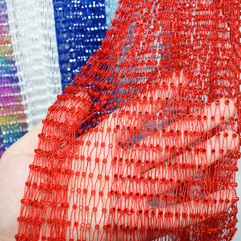 Fishing net drill fabric stretchable drill hollow top diamond mesh fabric garment accessories rhinestone elastic mesh wire drill