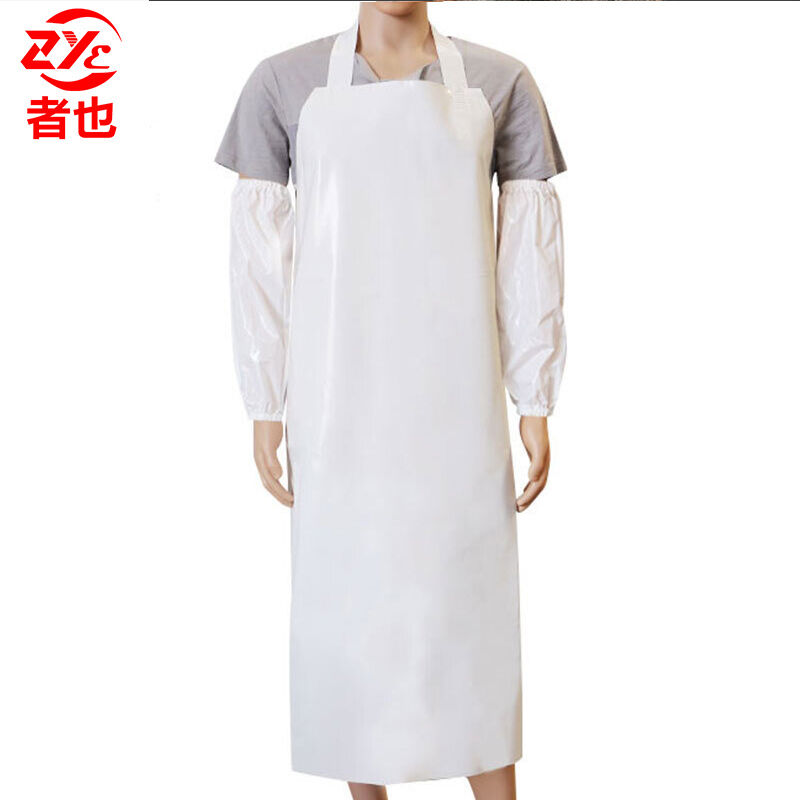 Picture of Aquatic double-layer waterproof oil-proof anti-fouling apron universal acid and alkali-resistant oil-resistant extra thick PVC sleeveless leather