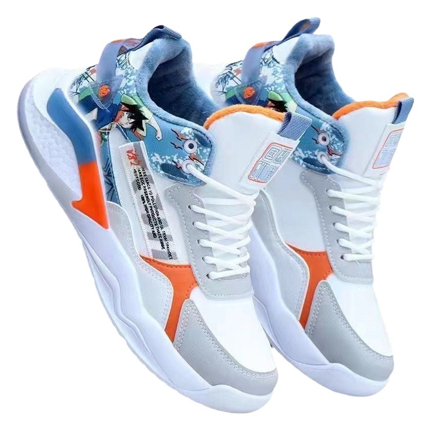 New Basketball shoes breathable casual men's shoes same style student youth running shoes retro sneaker wholesale