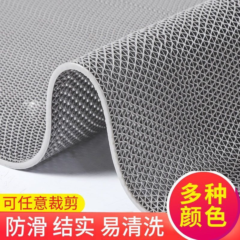 Thickened Hollow Non-Slip Mat Plastic Foot Mat Door Mat Bathroom Bathroom Corridor Toilet Kitchen Bathroom Floor Mat
