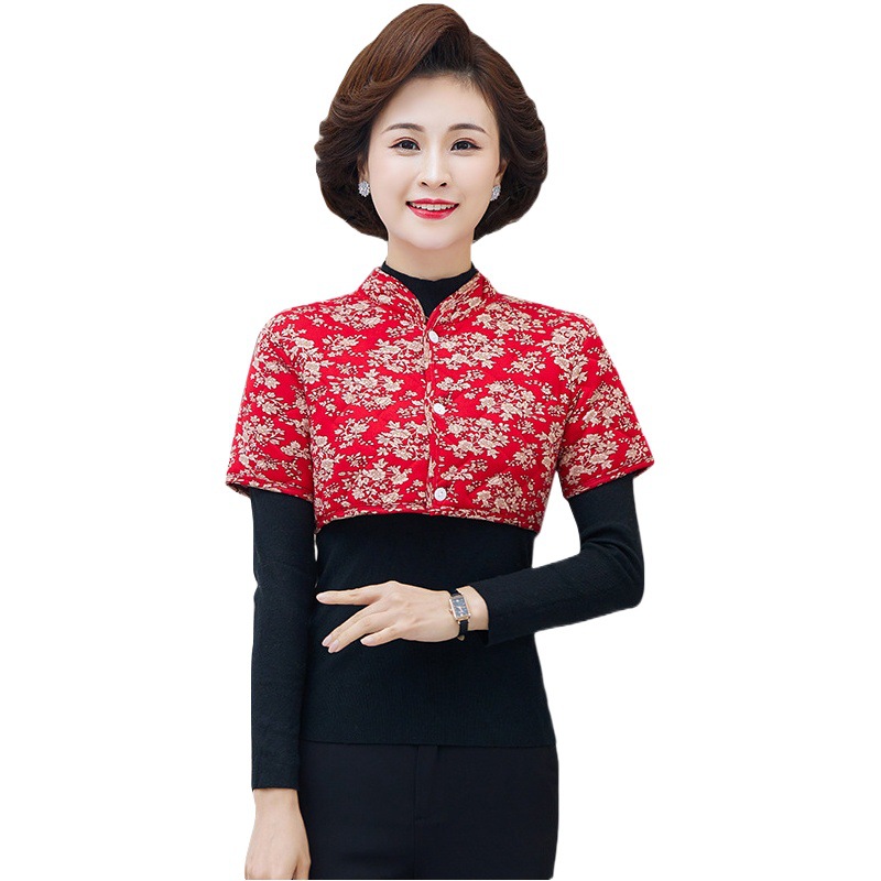 Autumn and Winter Shoulder Pare Warmth Warmth Sleeping Warm Cervical Spine Artifact for Women's Moon Shoulder Cold-proof Milk Silk Thickened Short Sleeve
