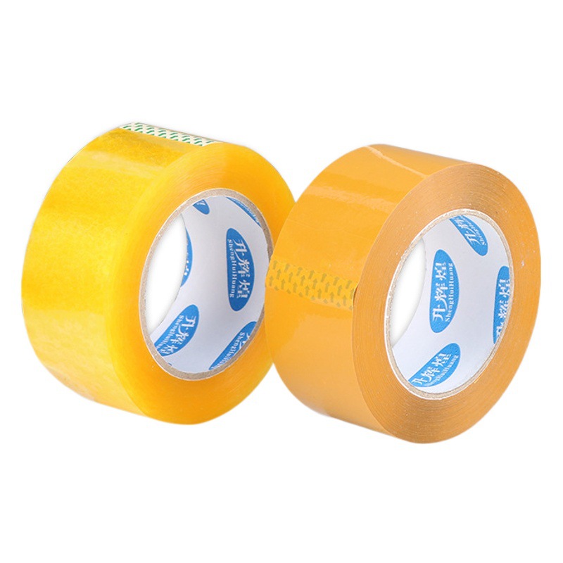 Transparent sealing tape 5.5 * 100y whole box tape express packaging sealing tape thickened wholesale