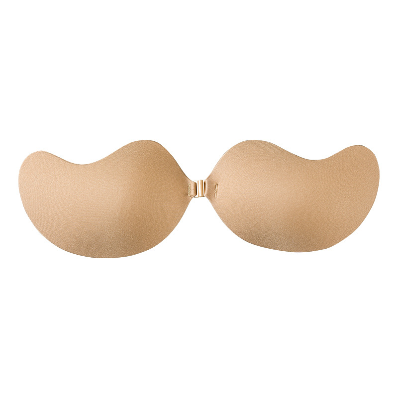 Picture of Thin Breathable Women's Wedding Dress with Silicone Invisible Big Chest Small Chest Gather Not to Remove Sling Dress Sponge Mango Chest Sticker