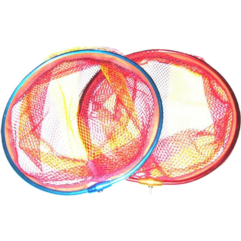 Manufacturer Wholesale New Aluminum Alloy One-Piece Color Hanging Rubber Fishing Net Head Fishing Gear Fishing Accessories Wholesale