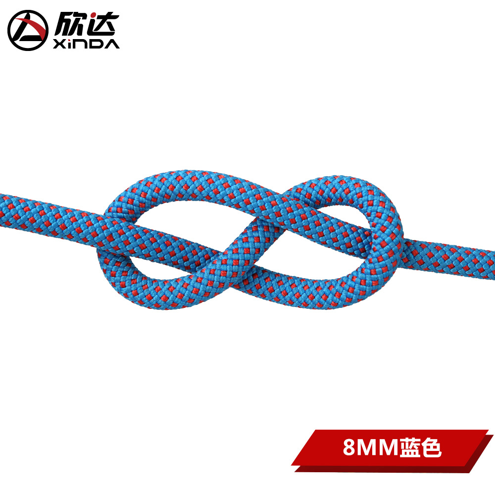 Picture of Xinda 10.5mm Outdoor Rock Climbing and Mountaineering Safety Rope Lifesaving Rope Speed Rope Escape Rope Survival Nylon Rope