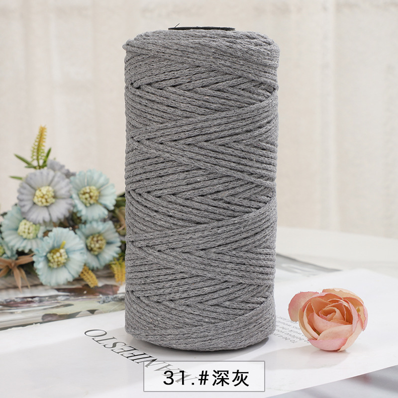 Picture of Explosions 2mm round strand hollow yarn European-style hook bag hollow Diy thread color multi-hand crochet collocation