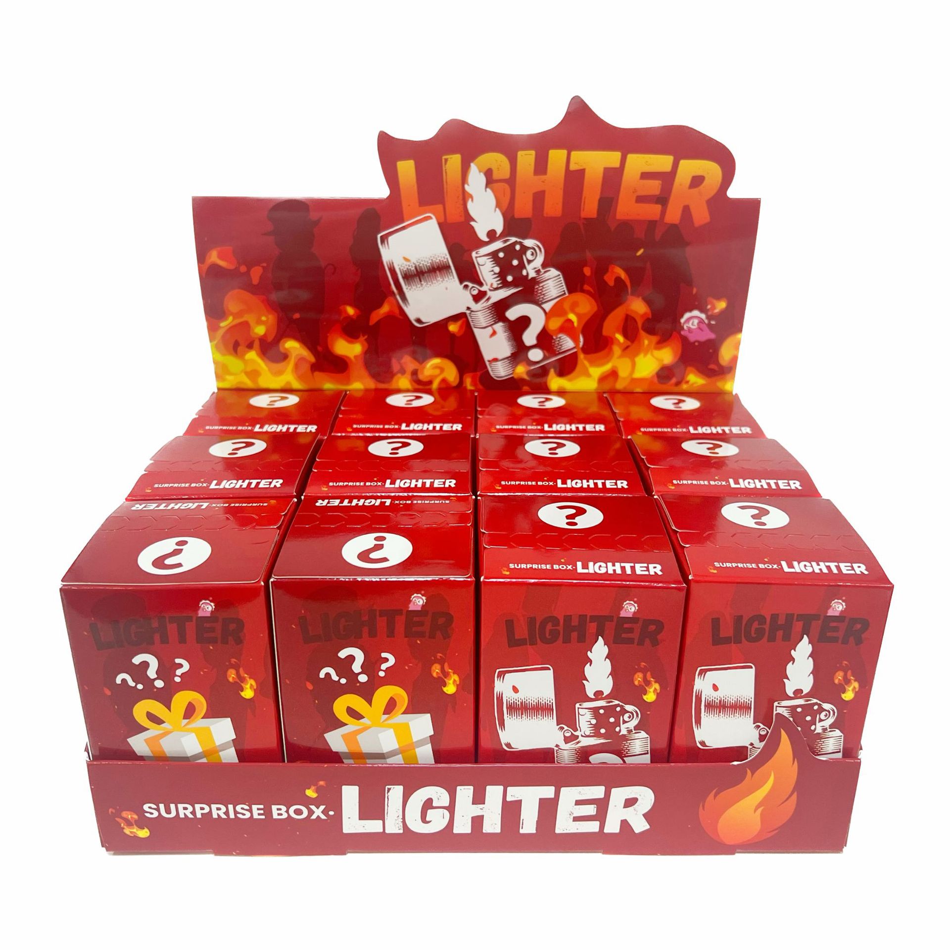 Blind Box empty box wholesale TikTok hot blind box packaging box cartoon hand-made lighter fashion trendy gift box