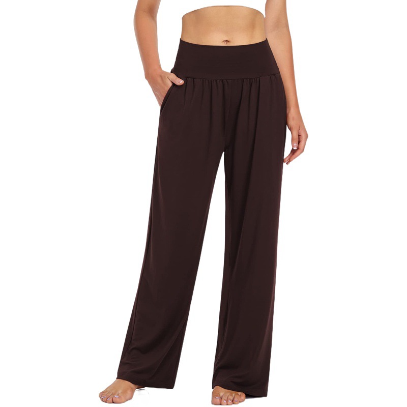 2023 Spring/Summer Yoga Running Pants Cool Casual Pants for Women Summer Popular Style Lazy Style, Comfortable Wide-Leg Pants