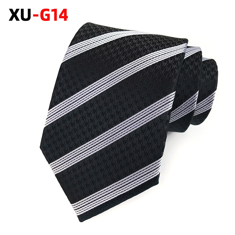 Picture of Factory Ready Supply 2025 New Polyester Jacquard Fashion Plaid Tie Formal Tie