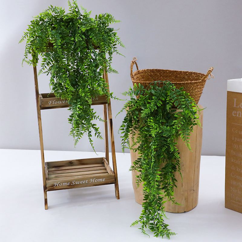 Picture of Amazon Simulation Wall Hanging Persian Grass Rattan Artificial Hanging Fern Vine Hanging Green Plant