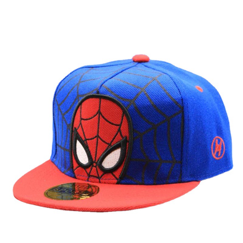Picture of European and American Hats for Kidsren Spring New Cartoon Flat Brim Hip-Hop Hip-Hop Hats for Boys and Girls Baseball Caps