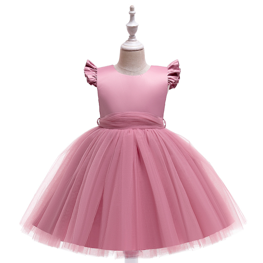 Picture of Children's Dress Flower Girl Wedding Dress Princess Dress 2025 European and American New Girl Host Catwalk Piano Performance Dress