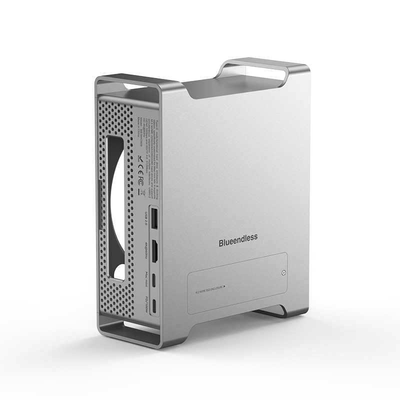 Picture of Mac Mini M4 Bracket Docking Station M.2 Nvme Solid State Drive Box Usb3.2 Splitter 10g Docking Station